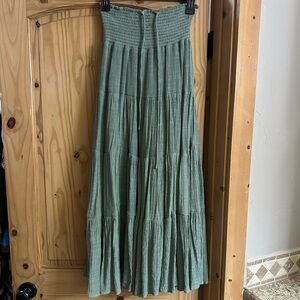HYFVE Sage Green Maxi Skirt